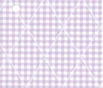 Dollhouse Miniature Pre-pasted Wallpaper, Lavender Check Trellis